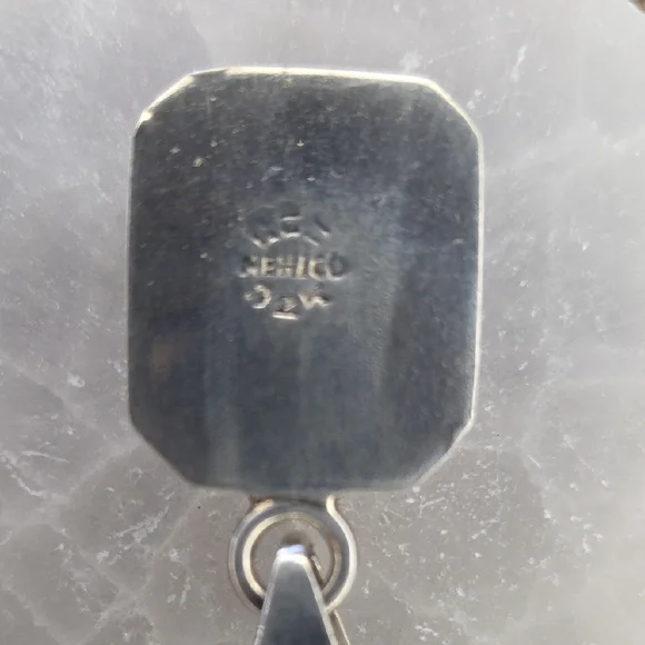 Silpada Sterling Silver Black Onyx Rectangle Pendant S0113 - Picture 6 of 6